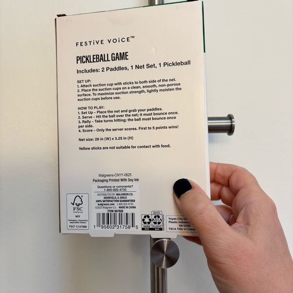 Free Item! Pickleball Game Set with Black Paddles and Yellow Ball - Picture 2 of 2